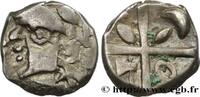 FRANCE Drachme “à la tête cubiste”, S. 1 GALLIA - SOUTH WESTERN GAUL - VOLCÆ TECTOSAGES (Area of Toulouse) Ier siècle av. J.-C (14mm, 2,61g, 1h) -