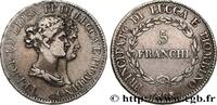 ITALY - PRINCIPALTY OF LUCCA AND PIOMBINO - FELIX 5 Franchi ITALY - PRINCIPALTY OF LUCCA AND PIOMBINO - FELIX BACCIOCHI AND ELISA BONAPARTE Florence 1808 (37mm, 24,78g, 6h) -