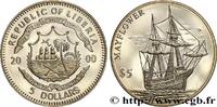 LIBERIA 5 Dollars Proof Mayflower LIBERIA 2000 (33mm, g, 12h) -