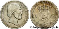 NETHERLANDS 1 Gulden Guillaume III NETHERLANDS Utrecht 1863 (28mm, 9,72g, 6h) -