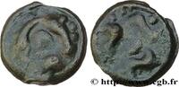 FRANCE Potin aux trois poissons GALLIA BELGICA - LINGONES (Area of Langres) c.80-50 AC. (17mm, 3,97g, h) -