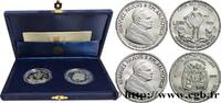 VATICAN AND PAPAL STATES Coffret (Proof) 2 monnaies - Jean-Paul II / la Pen VATICAN AND PAPAL STATES Rome 1999 (34mm, 44g, h) -
