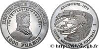CHAD 100 Francs Proof Coupe du Monde de football Argent CHAD 2002 (38mm, 19,92g, 12h) -