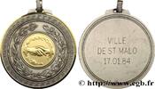 FRANCE Ville de Saint-Malo CINQUIÈME RÉPUBLIQUE SAINT-MALO 1984 (70mm, 97,41g, 12h) -