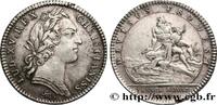 FRANCE Jeton Ar 28, Trésor royal TRÉSOR ROYAL 1755 (28,5mm, 6,93g, 6h) -