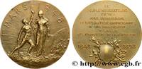 FRANCE Médaille, 50e anniversaire d’émancipation du peupl SUISSE - CANTON DE NEUCHATEL Suisse, Neufchatel 1898 (48,5mm, 49,76g, 12h) -