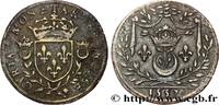 FRANCE HENRI II COUR DES MONNAIES DE PARIS 1557 (28mm, 3,46g, 5h) -