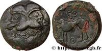 FRANCE Bronze à la tête janiforme, classe II aux annelets GALLIA BELGICA - SUESSIONES (Area of Soissons) c. 50-40 AC. (17mm, 3,18g, 4h) -