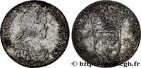 FRANCE Douzième d'écu, portrait à la mèche courte LOUIS XIV THE SUN KING Paris, Monnaie de Matignon 1644 (20mm, 2,06g, 6h) -
