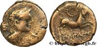 FRANCE Unité ou bronze au taureau GALLIA - NEDENES (oppidum of Montlaures) 121-45 AC. (25,5mm, 9,38g, 9h) -