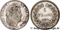 FRANCE 1 franc Louis-Philippe, couronne de chêne LOUIS-PHILIPPE I Paris 1834 (23mm, 4,88g, 6h) -