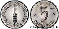 FRANCE Essai de 5 centimes Épi V REPUBLIC Paris 1961 (19mm, 3,40g, 6h) -