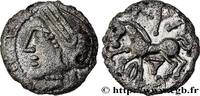 FRANCE Denier KALETEDOY, au delta renversé GALLIA BELGICA - LINGONES (Area of Langres) c. 80-50 AC. (12,5mm, 1,58g, 2h) -