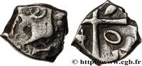 FRANCE Drachme “à la tête cubiste”, S. 1 GALLIA - SOUTH WESTERN GAUL - VOLCÆ TECTOSAGES (Area of Toulouse) c. 121-52 AC. (13mm, 2,59g, 7h) -