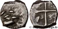FRANCE Drachme “à la tête cubiste”, S. 1 GALLIA - SOUTH WESTERN GAUL - VOLCÆ TECTOSAGES (Area of Toulouse) c. 121-52 AC. (13mm, 2,94g, 8h) -