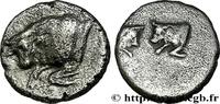 Classic 1 (480 BC to 400 BC) Hemiobole CARIA - ANONYMOUS Halicarnasse ? c. 394-387 AC. (7,5mm, 0,31g, 3h) -