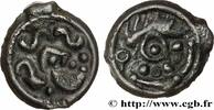 FRANCE Potin au sanglier, au torque et aux globules GALLIA BELGICA - SUESSIONES (Area of Soissons) c. 60-30 AC. (21mm, 3,57g, 7h) -
