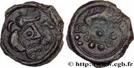 FRANCE Potin au sanglier, au torque et aux globules GALLIA BELGICA - SUESSIONES (Area of Soissons) c. 60-30 AC. (18mm, 2,68g, 8h) -