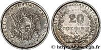 URUGUAY 20 Centesimos URUGUAY Paris 1877 (25mm, 5,03g, 6h) -