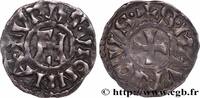 FRANCE Denier anonyme ou viennois au monogramme d'Henri I DAUPHINÉ - ARCHBISHOPRIC OF VIENNE - ANONYMOUS Vienne c. 1050-1080 (19mm, 1,36g, 4h) -
