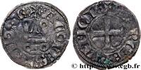FRANCE Denier PROVENCE - MARQUISATE OF PROVENCE - ALPHONSE OF POITIERS Pont-de-Sorgues n.d. (18mm, 0,91g, 3h) -