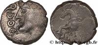 FRANCE Denier Q. DOCI/SAM F GALLIA BELGICA - SEQUANI (Area of Besançon) c. 57-50 AC. (11,5mm, 1,9g, 7h) -