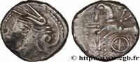 FRANCE Denier KALETEDOY à la rouelle GALLIA BELGICA - LINGONES (Area of Langres) c. 80-50 AC. (12mm, 1,93g, 12h) -