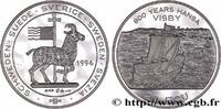 SWEDEN 20 Ecu Proof 800e anniversaire du port de Visby SWEDEN 1994 (38,6mm, 25,08g, 12h) -