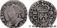 FRANCE Teston, 10e type HENRY III. COINAGE IN THE NAME OF CHARLES IX Toulouse 1575 (MDLXXV) (28,5mm, 9,25g, 9h) -