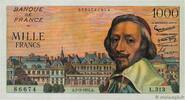 FRANCE 1000 Francs RICHELIEU FRANCE 1000 Francs RICHELIEU 1957 AU+ -