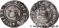 FRANCE Demi-gros dit parfois gros PROVENCE - COUNTY OF PROVENCE - CHARLES I OF ANJOU Marseille n.d. (19mm, 1,61g, 6h) -
