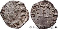 FRANCE Denier à la tête radiée POITIERS - PECTAVIS - CIVITAS PECTAVORUM Poitiers (VIIe-VIIIe siècles) (12,5mm, 1,02g, 9h) -