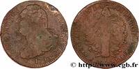 FRANCE 2 sols dit au faisceau, type FRANÇOIS LOUIS XVI Roanne 1793 (33,5mm, 24,35g, 6h) -