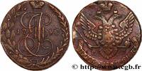 RUSSIA 5 Kopecks aigle bicéphale RUSSIA Ekaterinbourg 1790 (43mm, 60,46g, 12h) -