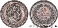 FRANCE 25 centimes Louis-Philippe LOUIS-PHILIPPE I Paris 1848 (15mm, 1,25g, 6h) -