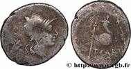 THE REPUBLIC (280 BC to 27 BC) Denier CARISIA Rome 46 AC. (19,5mm, 3,66g, 5h) -