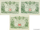 FRANCE regionalism and miscellaneous 25, 50 et 100 Francs Lot FRANCE regionalism and miscellaneous 25, 50 et 100 Francs Lot 1930 UNC -