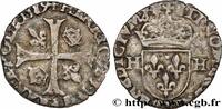 FRANCE Douzain aux deux H, 4e type HENRY III Bayonne 1589 (20mm, 1,69g, 7h) -