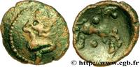 FRANCE Bronze au personnage agenouillé et au cheval GALLIA BELGICA - BELLOVACI (Area of Beauvais) Beauvais (60) c. Ier siècle avant J.-C. (17,5mm, 3,5g, 7h) -