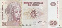 CONGO, DEMOCRATIC REPUBLIC 50 Francs CONGO, DEMOCRATIC REPUBLIC 50 Francs 2007 UNC -