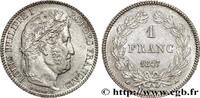 FRANCE 1 franc Louis-Philippe, couronne de chêne LOUIS-PHILIPPE I Paris 1847 (23mm, 5,01g, 6h) -