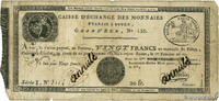 FRANCE 20 Francs Annulé FRANCE 20 Francs Annulé 1801 G -