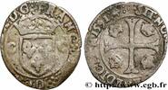 FRANCE Douzain aux deux C, 1er type CHARLES X, CARDINAL OF BOURBON Lyon 1591 (23,5mm, 1,85g, 10h) -