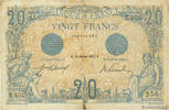 FRANCE 20 Francs BLEU FRANCE 20 Francs BLEU 1913 F -