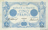 FRANCE 5 Francs BLEU FRANCE 5 Francs BLEU 1912 VF+ -
