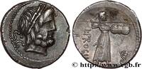 THE REPUBLIC (280 BC to 27 BC) Denier PROCILIA Rome 80 AC. (18,5mm, 4,17g, 5h) -