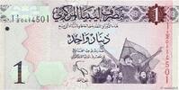 LIBYA 1 Dinar LIBYA 1 Dinar 2013 UNC -