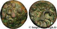 FRANCE Bronze au damier, “type de Villeneuve-Saint-Germai GALLIA BELGICA - SUESSIONES (Area of Soissons) c. 60-50 AC. (13mm, 2,67g, h) -