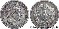 FRANCE 1/4 franc Louis-Philippe LOUIS-PHILIPPE I Rouen 1834 (15mm, 1,20g, 6h) -