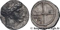 FRANCE Obole à l'ethnique et au M MASSALIA - MARSEILLE Marseille (13) c. 425-400 AC. (9,5mm, 0,76g, 12h) -